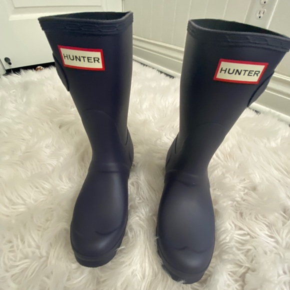 Hunter Original Aubergine Boots - Picture 1 of 8